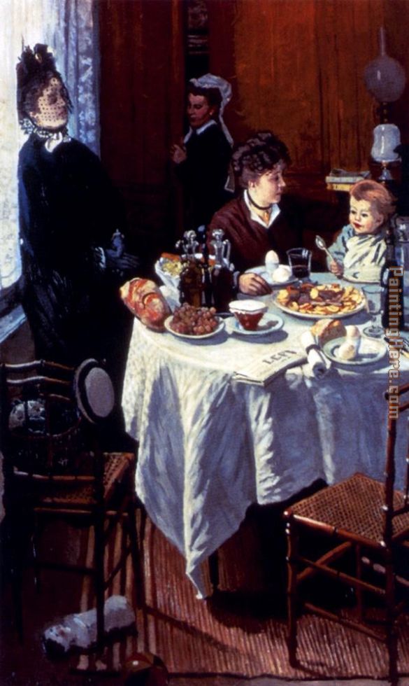 The Luncheon painting - Claude Monet The Luncheon art painting